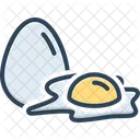 Egg Egg Shell Omelet Icon