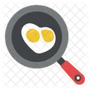 Frying Egg Breakfast Icon
