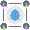 Egg Easter Egg People Icon