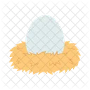 Egg Hay Straw Icon