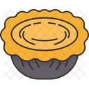 Egg Tart Baked Icon