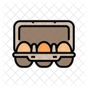 Egg Box Chicken Icon