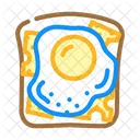 Egg Sandwich Food Icon