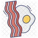 Egg And Bacon Egg Bacon Icon