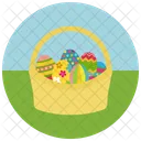 Easter Egg Basket Icon