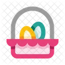 Easter Basket Easter Eggs Icon