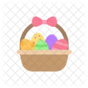 Egg Basket Easter Egg Icon
