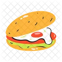 Egg Burger  Icon