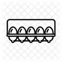 Egg Carton Container Storage Icon