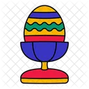 Easter Decoration Egg Icon