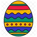 Easter Decoration Egg Icon
