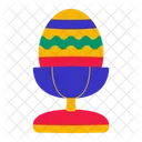Easter Decoration Egg Icon