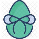 Egg Gift Wrapped Icon