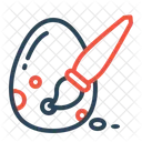 Egg Paint Decorate Icon