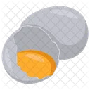 Egg Protein Rich Hard Boiled Icon