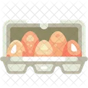 Egg In Box Egg Package Icon