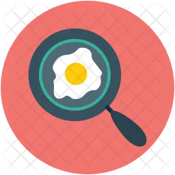 Egg in pan  Icon