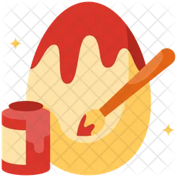 Egg Painting  Icon