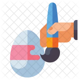 Egg Painting  Icon