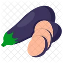 Egg Plant Brinjal Eggfruit Icon