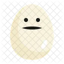 Egg Eggs Poker Face Icon