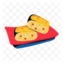 Egg Rolls Vegetable Rolls Crispy Rolls Icon