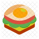 Egg Sandwich Food Sandwich Icon