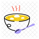 Hot Soup Egg Soup Curry Bowl Icon