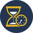 Egg Timer Hourglass Processing Time Icon