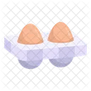 Egg Tray Eggs Breakfast Icon