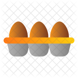 egg tray icon of gradient style available in svg png eps ai icon fonts egg tray icon