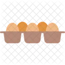 Egg Tray Egg Baking Icon