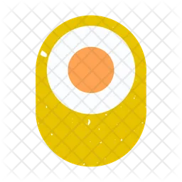 Egg Wrapped Sushi Roll  Icon