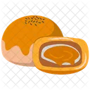 Egg Yolk Pu Bun Dessert Icon