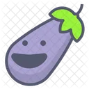Eggfruit Eggplant Vegetable Icon
