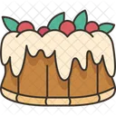 Eggnog Cake Dessert Icon