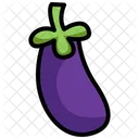 Eggplant Vegetable Food Icon