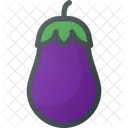 Eggplant Health Food Icon