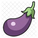 Eggplant Food Vegetable Icon