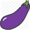 Eggplant Food Healthy Icon