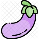 Eggplant Vegetable Healthy Food Icon