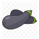 Eggplant Fresh Meal Icon