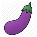 Eggplant Nutrion Healthy Icon