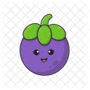 Fruit And Vegetable Icon Illustration Icon