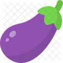 Eggplant Vegetable Organic Icon