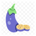 Aubergine Eggplant Vegetable Icon