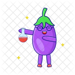 Eggplant character  Icon