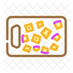 Eggplant Cube  Icon