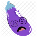 Eggplant Food Healthy Icon