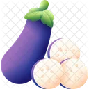Eggplant Vegetable Food Icon